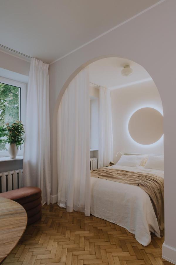 Ferienwohnung Poznanska Point Warschau Exterior foto