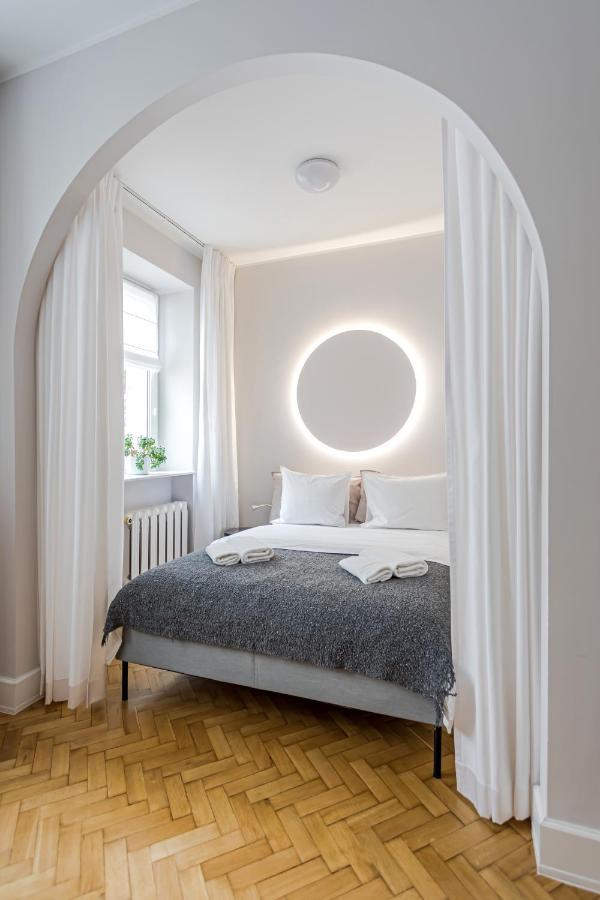 Ferienwohnung Poznanska Point Warschau Exterior foto