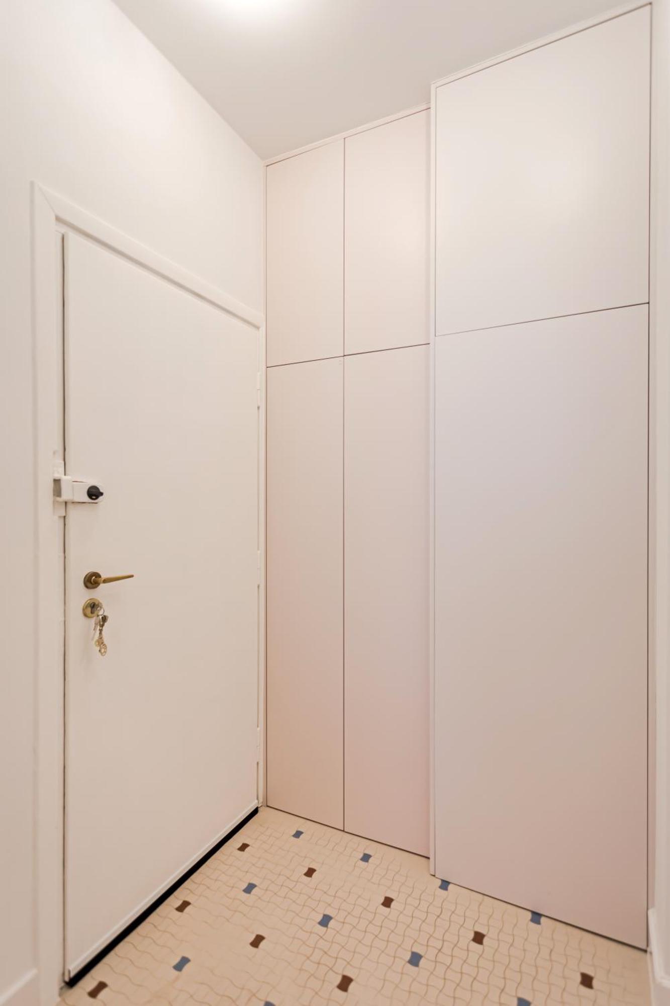 Ferienwohnung Poznanska Point Warschau Exterior foto