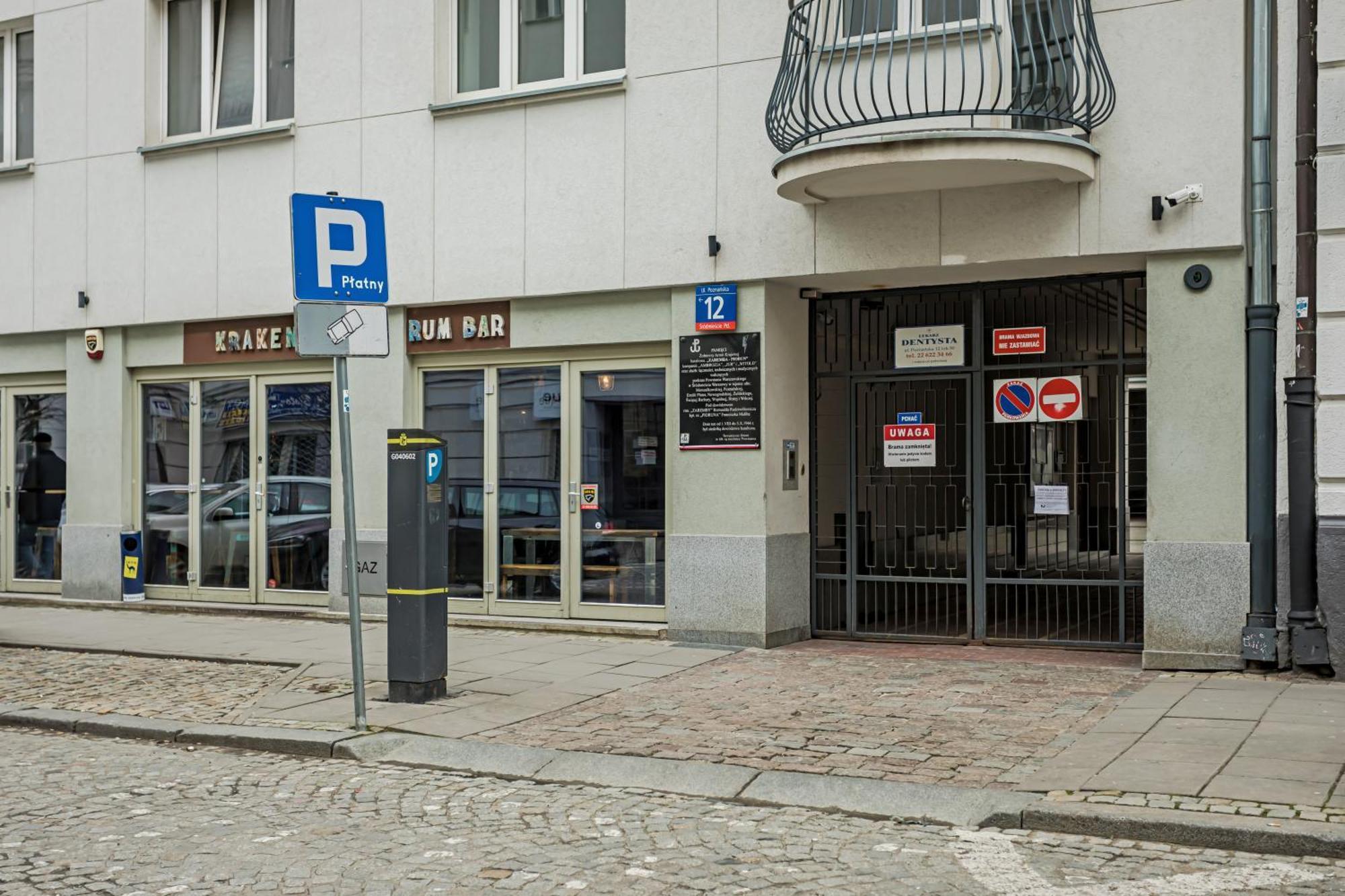 Ferienwohnung Poznanska Point Warschau Exterior foto