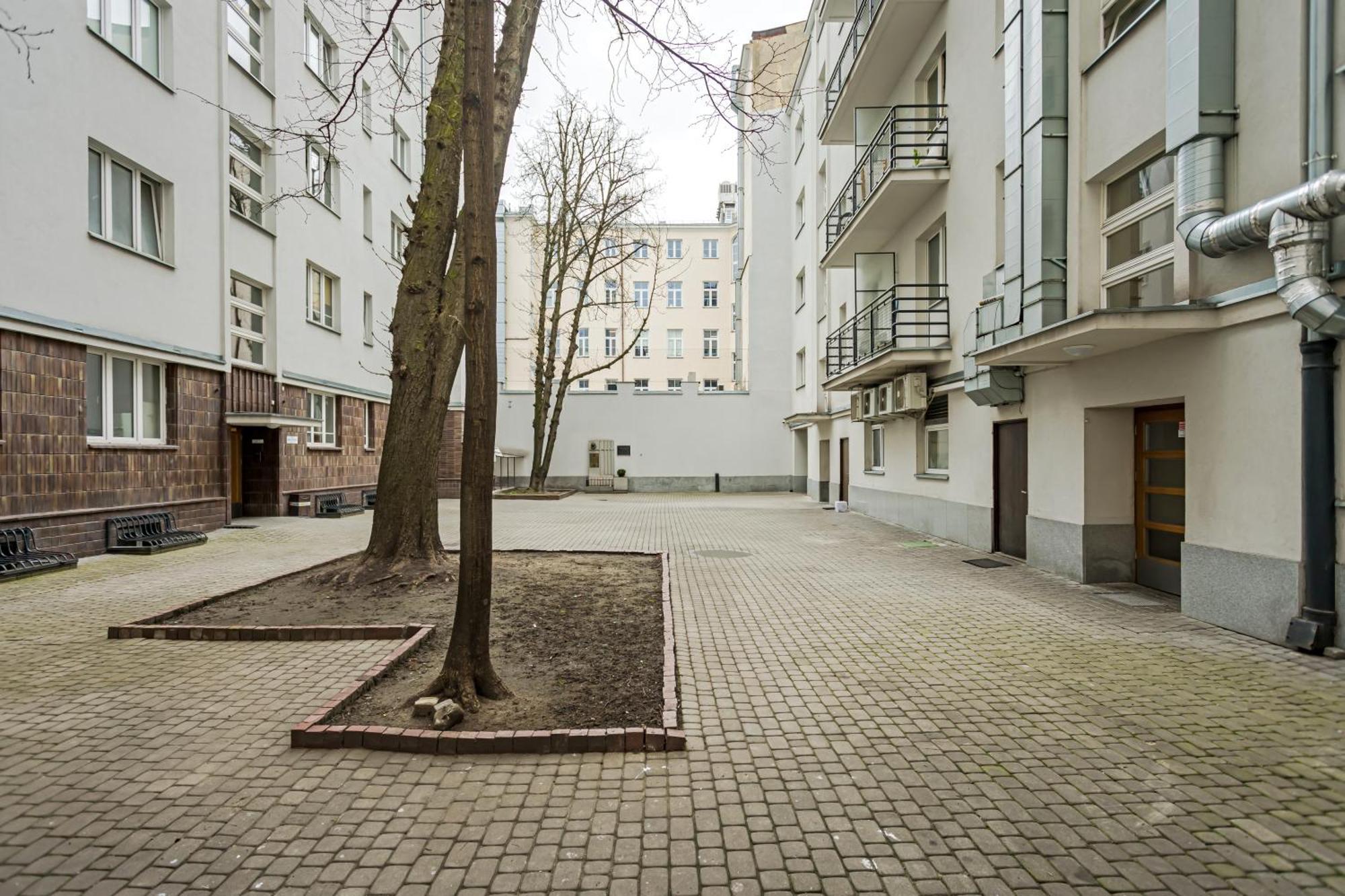 Ferienwohnung Poznanska Point Warschau Exterior foto